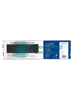 Клавиатура Gembird KBW-8460 беспроводная, Bluetooth, радиоканал, чёрный