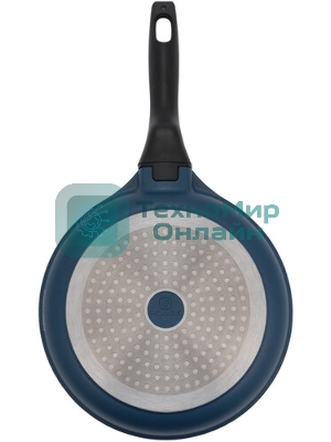 Сковорода Rondell Del mar RDA-1848 круглая 26см покрытие: Xylan Plus ручка съемная (без крышки) синий