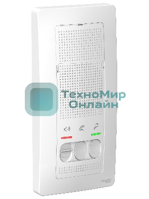 Устройство переговорное (Домофон) BLANCA настен. монтаж 4.5В бел. SchE BLNDA000011