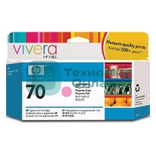 Картридж струйный HP №70 C9455A светло-пурпурный для HP DJ Z2100/Z3100 (130мл)