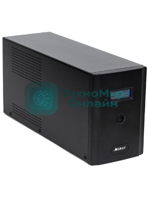 Источник бесперебойного питания SKAT-UPS 3000/1800 1800 Вт, с АКБ 9 А·ч 4 шт, меандр. стабилизация напряжения