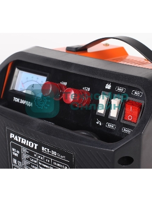 Устройство пуско-зарядное PATRIOT BCT-30 Start 220В±15% 1250Вт 12/24В з/п35.0/200А 40-430А/ч 8.3к