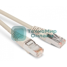 Патч-корд Hyperline F/UTP, экранированный, Cat.5e, LSZH, 10 м, серый PC-LPM-STP-RJ45-RJ45-C5e-10M-LSZH-GY