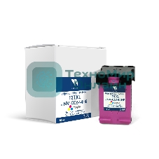 Картридж струйный NVPrint 121XL (NV-CC644HE) Color для HP DeskJet D1600/D1663/D2500/D2563/D2663/D5563/F2423/F2486/F2493/F4213/F4275/F4280/F4283/F4583 (18 мл) совместимый