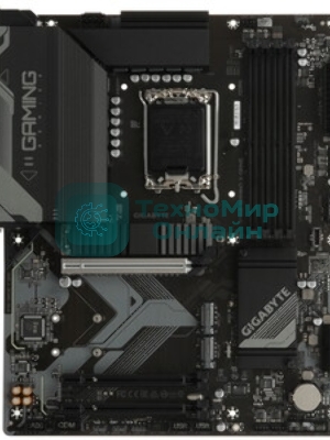 Материнская плата Gigabyte B760 GAMING X GEN5, LGA1700, Intel B760, 4xDDR5, 4xSATA, 3xM.2, 1xPCIe 5.0 x16, 2xPCIe 3.0 x1, 1xHDMI, 1xDP, 1x2.5Gb LAN, 1xUSB-C 5Gbps, 1xUSB-A 10Gbps, 1xUSB-A 5Gbps, 5xUSB-A 2.0, 6x3.5 мм, 7.1, ATX