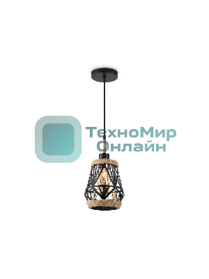 Светильник Ambrella light TR8521 BK/SB черный/бронза E27 max 60W D170*1000