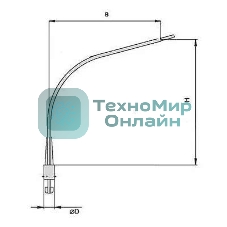 Кронштейн К1К-1.0-1.0-0.1-0.048 гор. цинк. Пересвет В00002728