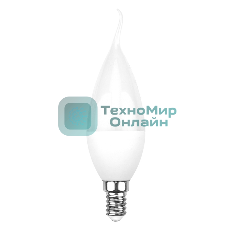Лампа светодиодная Rexant Свеча на ветру (CW) 7,5 Вт E14 713 лм 4000 K нейтральный свет