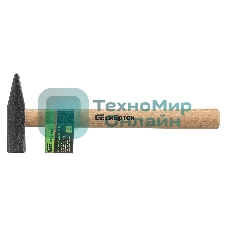 Молоток Сибртех слесарный, 500 г, квадратный боек, деревянная рукоятка