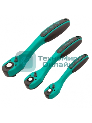 Набор инструментов STELS 141151/4'' 3/8'' 1/2'' cr-v s2 усиленный кейс 216 предм.