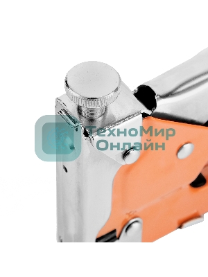 Степлер Sparta мебельный регулируемый со скобами 200 шт тип скобы №53 4-14 мм