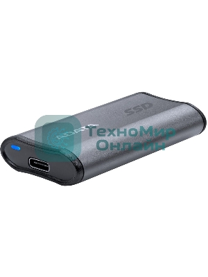 Внешний SSD ADATA Elite SE880, 2TB, USB 3.2 Gen 2x2 Type-C, R/W 2000/2000, серый