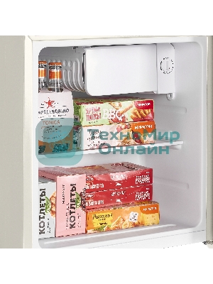 Холодильник Maunfeld MFF50RBG бежевый однокамерный 50л