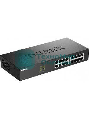 Коммутатор неуправляемый D-Link DES-1016D/I1A с 16 портами 10/100Base-TX