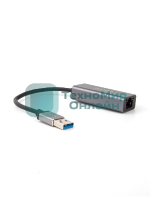 Кабель-переходник USB 3.0 (Am) --> LAN RJ-45 Ethernet 1000 Mbps, Aluminum Shell,Telecom TU312M
