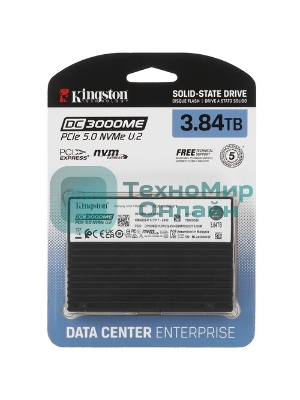 Накопитель SSD Kingston DC3000ME 3840Gb, U.2(2.5