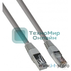 Патч-корд ExeGate EX272309RUS FTP cat.5e,1м ExeGate серый