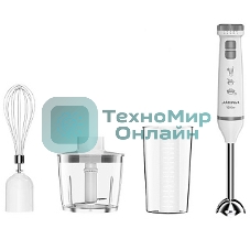 Блендер АКСИНЬЯ КС-307В белый с серым: 1000 Вт, нож из нерж. стали,2 скорости,