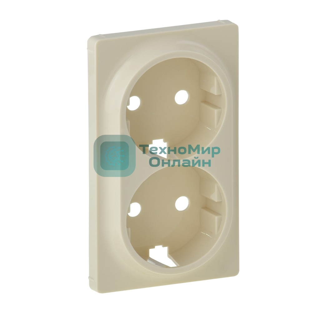 Накладка розетки с/з 2-ной | 754951 | Legrand Valena LIFE Сл.кость