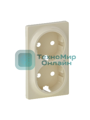 Накладка розетки с/з 2-ной | 754951 | Legrand Valena LIFE Сл.кость