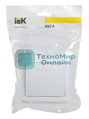 Выключатель 1-кл. СП Вега 10А IP20 ВС10-1-0-ВБ белый IEK EVV10-K01-10-DM
