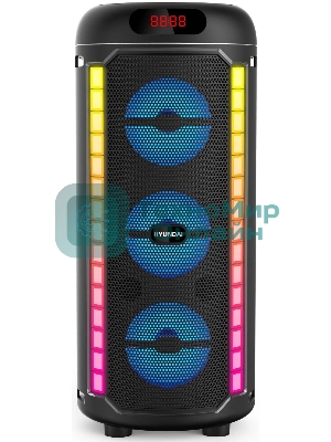 Минисистема Hyundai H-MC1221 черный 15Вт FM USB BT SD/MMC