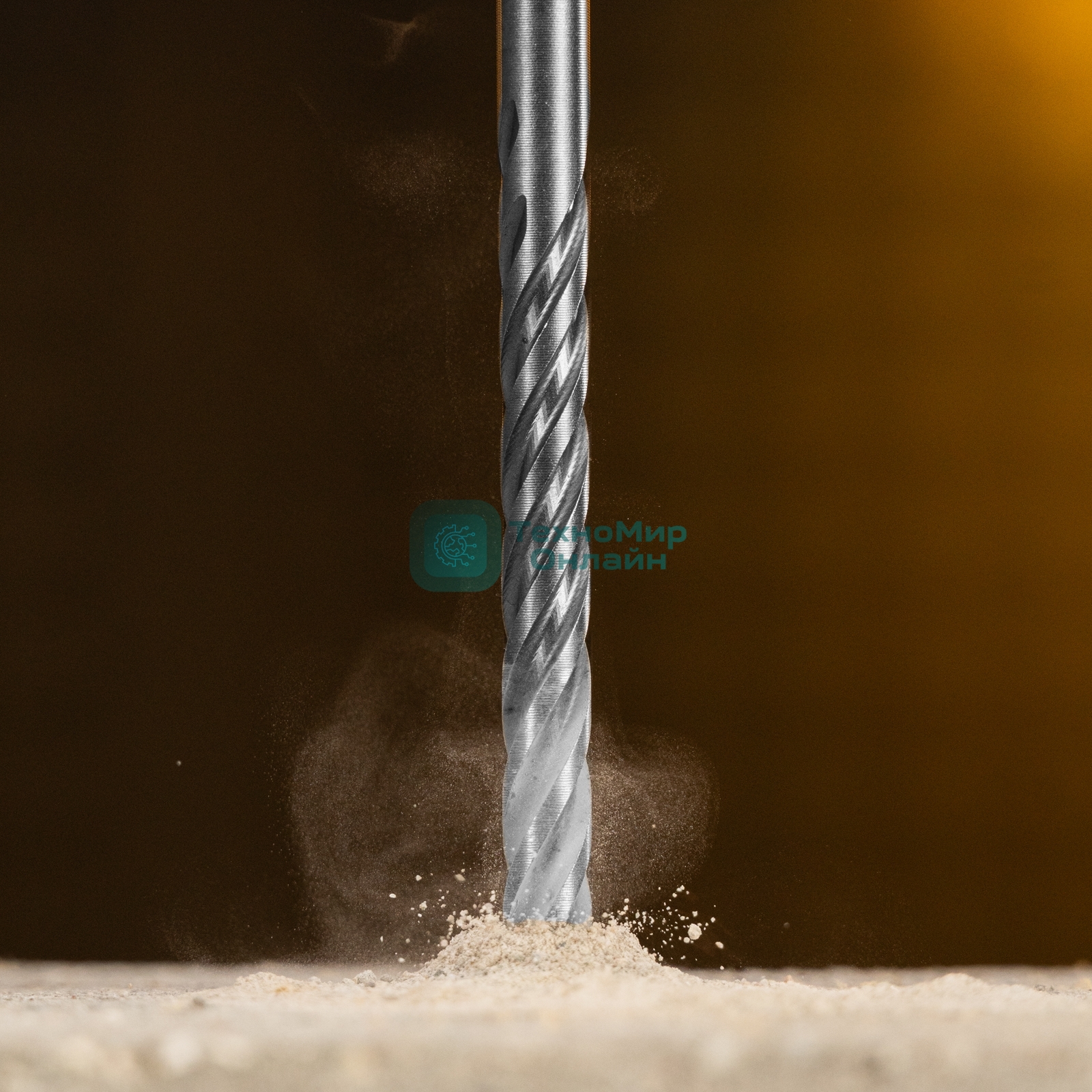 Бур по бетону Denzel цельная крестовая пластина, 10x165 мм, SDS PLUS