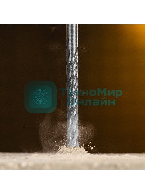 Бур по бетону Denzel цельная крестовая пластина, 10x165 мм, SDS PLUS