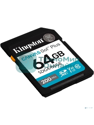 Флеш карта SDXC 64Gb Kingston SDG4/64Gb Canvas Go! Plus w/o adapter