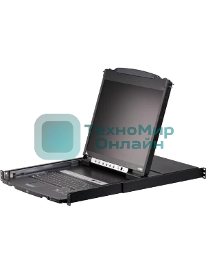 Kvm консоль ATEN 8P Dual RAIL LCD KVMP SWITCH 19INCH (CL5808NR)