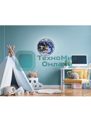 Настенно-потолочный светодиодный светильник Ambrella light FW11134 BK черный 31W LED 3000-6400K D500*38