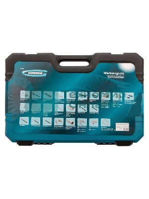 Набор инструментов Gross 115 пред., 120 зубьев, CrV, 1/4