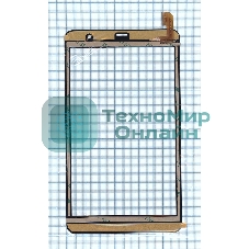 Сенсорное стекло (тачскрин) DEXP Ursus R180 4G, черное