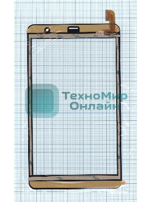 Сенсорное стекло (тачскрин) DEXP Ursus R180 4G, черное