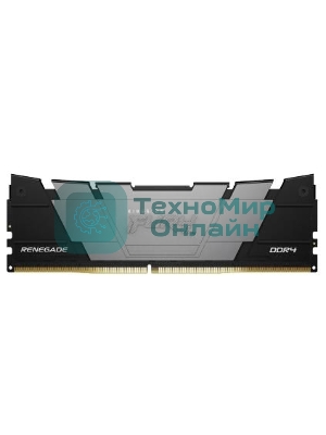 Оперативная память Kingston Fury Renegade, DDR4, 16GB (2x8GB), 3600MHz, CL16, DIMM, с радиаторами, серый/черный