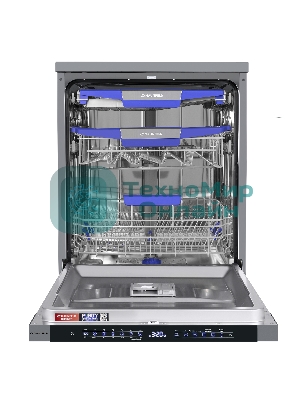 Посудомоечная машина Maunfeld MWF60331S Inverter, нержавеющая сталь, 59.8 см, 14 компл., 42 дБ, класс A+++