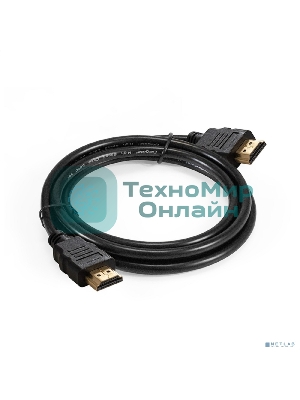 Кабель HDMI ExeGate EX-CC-HDMI-1.5 (19M/19M, 1,5м, v1.4b, позолоченные контакты)