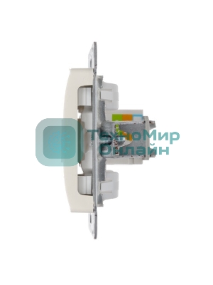 Systeme Electric Glossa Беж Розетка телефонная RJ11