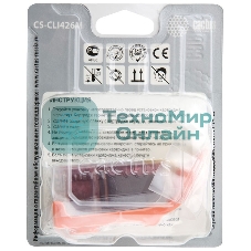 Картридж струйный Cactus CS-CLI426M пурпурный (8,4 мл.) для Canon MG5140/5240/6140/8140/MX884