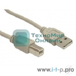 Кабель 5bites UC5010-018C USB2.0, AM/BM, 1.8м.