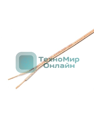 Акустический кабель Cablexpert CC-TC2x1,0-50M, прозрачный,  50 м, на катушке