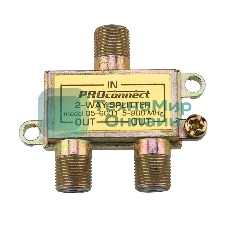 Делитель PROconnect ТВ х 2 под F разъем 5-900 МГц