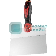 Шпатель Matrix фасадный из нержавеющей стали, 300 мм, двухкомпонентная рукоятка, широкое полотно