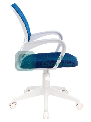 Кресло Бюрократ CH-W695NLT TW-05N TW-10N темно-синий, сетка/ткань, 120 кг, механизм качания