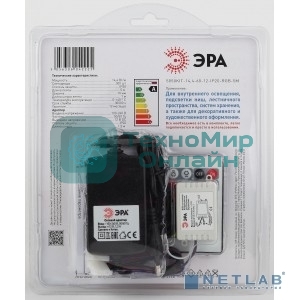 Комплект светодиодной ленты ЭРА 5050kit-14,4-60-12-IP20-RGB-5m