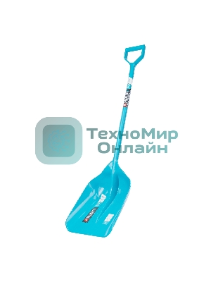 Лопата для уборки снега Palisad LUXE полипропилен, 330х490х1265 мм, цельнолитая конструкция