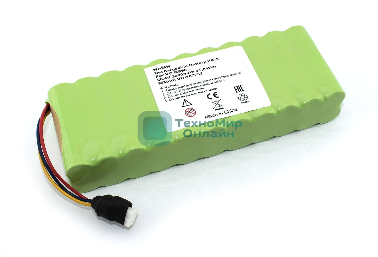 Аккумулятор для SAMSUNG VC-RS60, VC-RS60H, VC-RS62 DJ96-0079A 26,4V 3600mAh