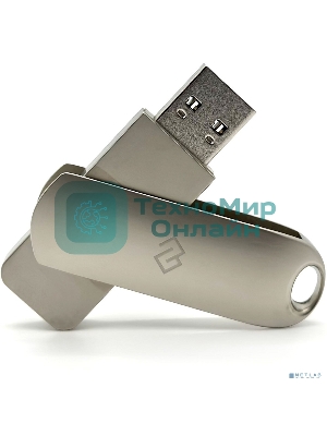 Флешка USB Digma DRIVE3 (DGFUM128A30SR), 128Gb, USB 3.0, R/W 70/30, серебристый
