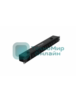 БРП Systeme Electric Uniprom, базовый, 1U, 240В, 1Ф, 16A, 10xC13 2xC19, 2м кабель, IEC320 C20