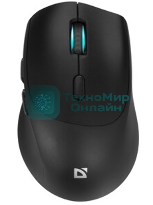 Мышь беспроводная Defender Effect X MS-095 черный, 1600 dpi, радиоканал, USB, кнопки - 6